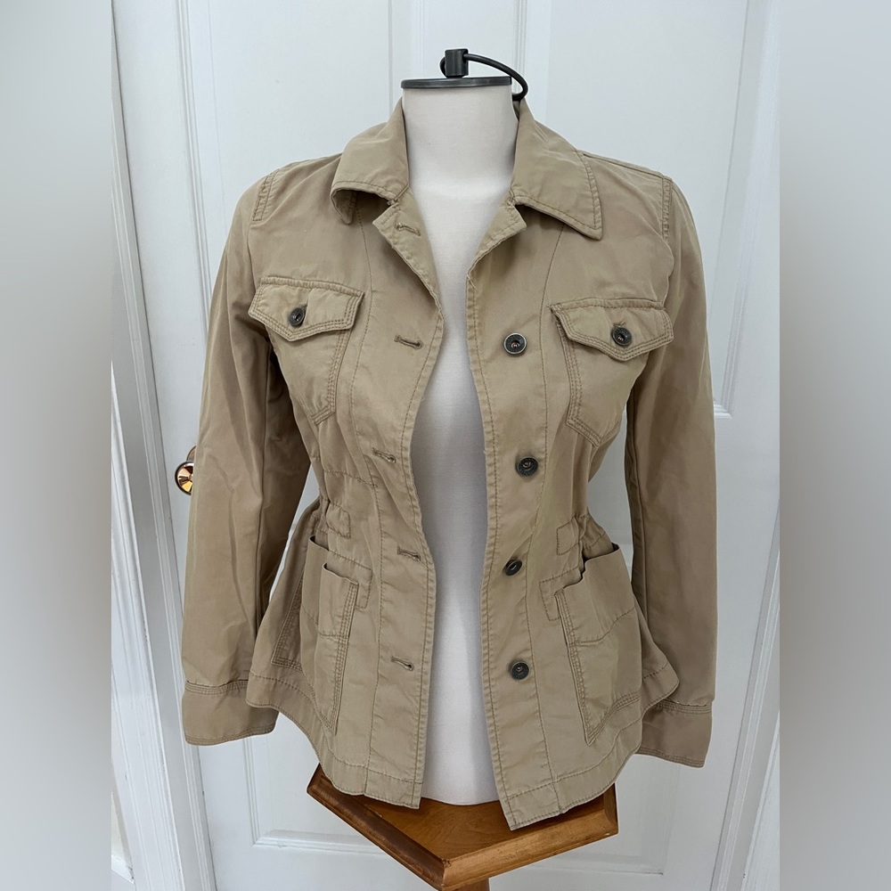 Banana Republic Utility Safari Jacket woman size 0